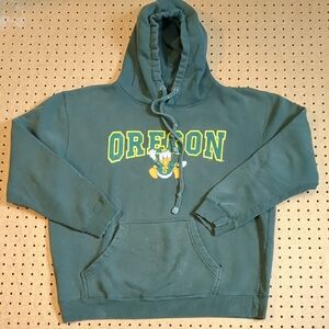 Vintage Y2K University Of Oregon Ducks Hooded Sweatshirt